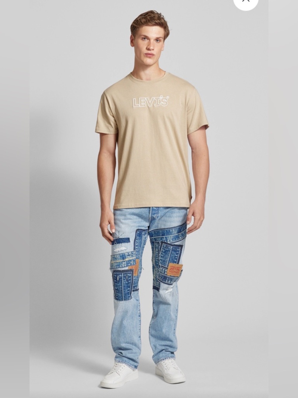 Levi’s 501 Patchwork Jeans 34x34 Special Edition hard to find